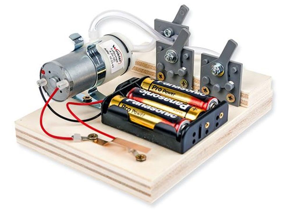 matches21 - Webshop Elektrobausatz einfacher Motor Elektromotor Bausatz Kinder Bastelset ab 12 Jahren 118509 4 1 3