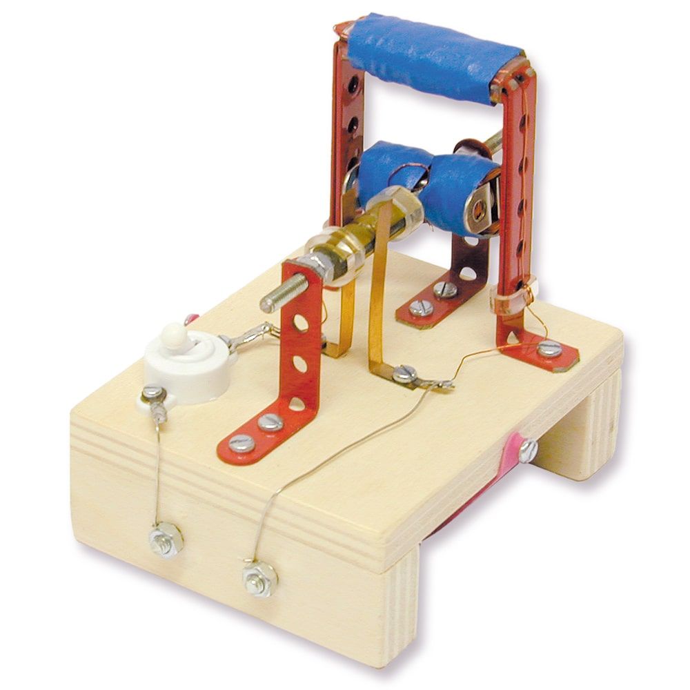 matches21 - Webshop Elektromotor Elektromagnet Modell Bausatz Kinder Werkset Bastelset ab 13 Jahren 116109 1 1 1