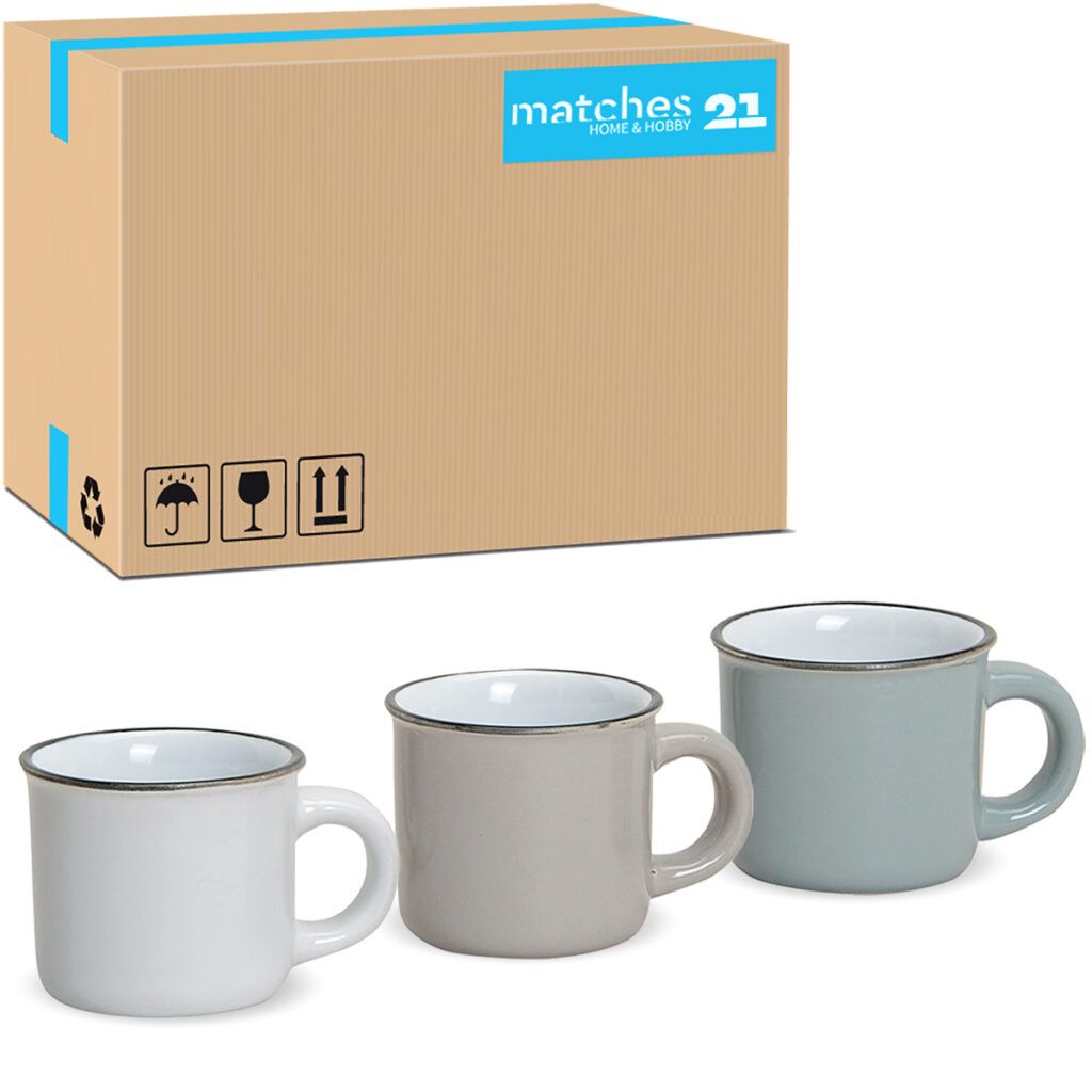 matches21 - Webshop Espressotassen Emaille Optik bunte Espressobecher 72 Stk 6 5 cm 120 ml 111359 1 2