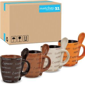 matches21 - Webshop Espressotassen aus Keramik Espressodekor 48 Stk 7 cm 50 ml 109653 1 11