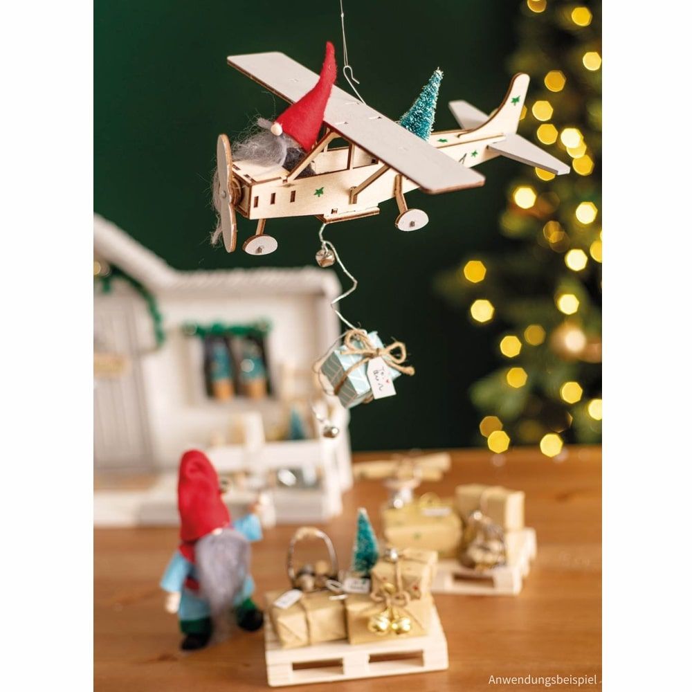 matches21 Flugzeug Cessna Flieger Holz Bausatz Bastelset vorgefertigt Kinder ab 8 Jahre 117026 3 1 6