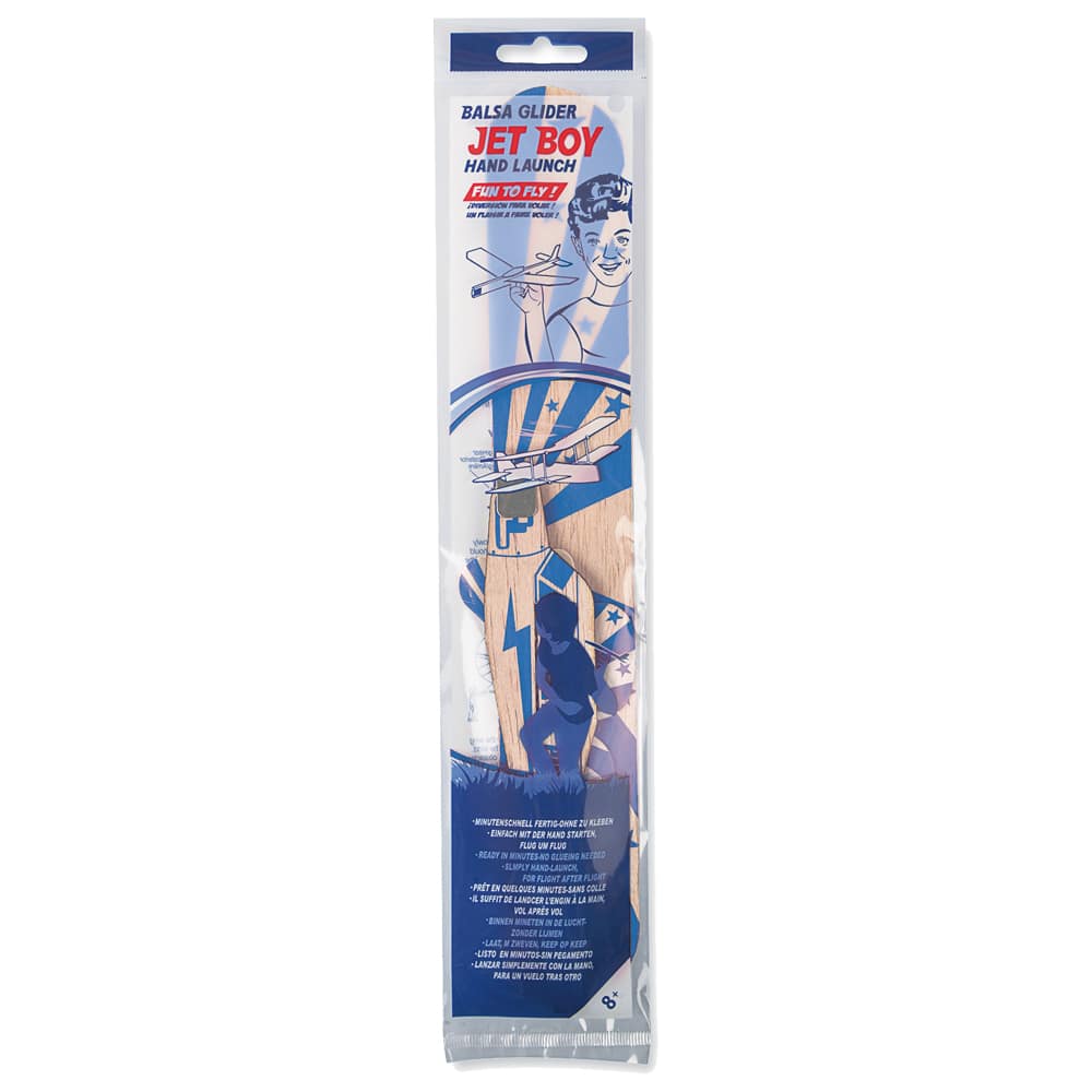 matches21 Flugzeug Gummimotor Flieger 29 cm Bausatz Kinder Werkset Bastelset ab 8 Jahren 125017 1 1 2