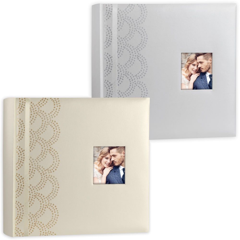 matches21 - Webshop Fotoalben Sammelbuecher Pergamin Seiten und Geschenkboxen 32x32 cm 1 Stk 2 Farben 121660 1 1