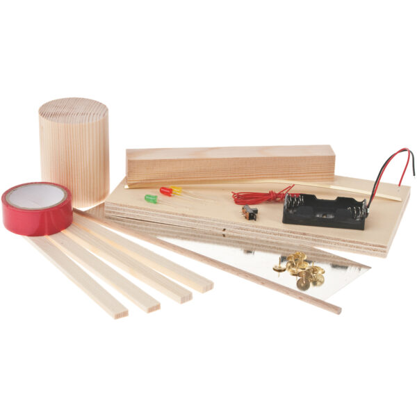 matches21 - Webshop Funktionsmodell Ampelanlage LED 20x10x15 cm Kinder Bausatz Werkset Bastelset ab 12 J 105488 1 1 3