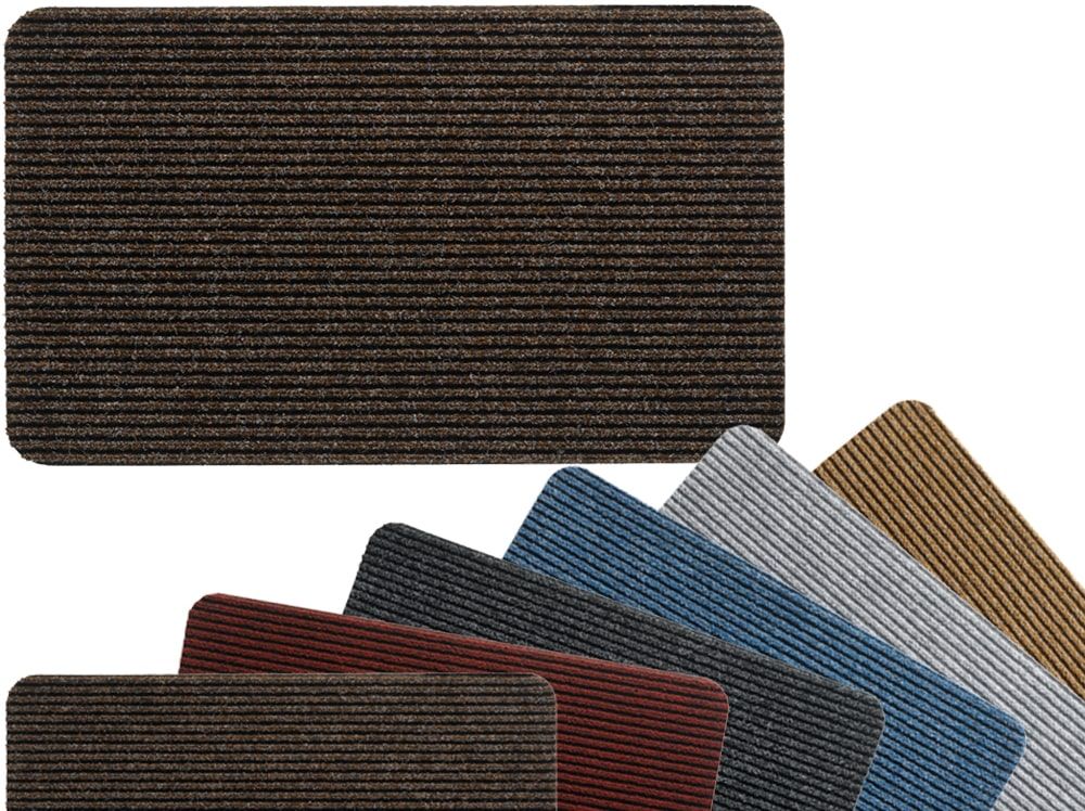 matches21 - Webshop Fussmatten RIPS UNI Ripsmatten Tuermatten Indoor rutschfest 40x60 cm In 6 Farben 118890 7 1 1