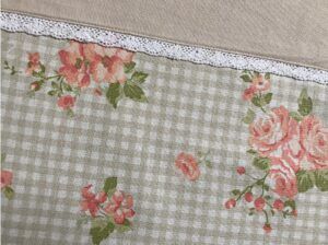 matches21 Geschirrtuch Abtrockentuch LUISA Rosen Karo Borduere bunt 50x70 cm Landhaus 1 Stk 121427 2 1 11