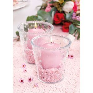 matches21 - Webshop Glastoepfe Windlichter Noppen aufgesetzte Glasperlen transparent 1 Stk 3 Groessen 120886 4 1 15