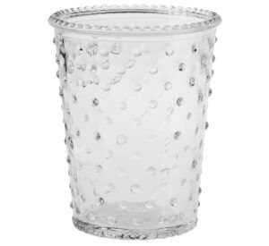 matches21 - Webshop Glastoepfe Windlichter Noppen aufgesetzte Glasperlen transparent 1 Stk 3 Groessen 120886 6 1 11