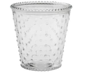 matches21 - Webshop Glastoepfe Windlichter Noppen aufgesetzte Glasperlen transparent 1 Stk 3 Groessen 120886 7 1 12