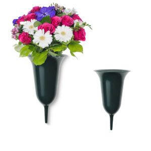 matches21 Grab Vasen zum Stecken Friedhof Grabdeko gruen 2 Groessen 117006 7 1 21