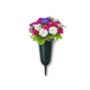 matches21 Grab Vasen zum Stecken Friedhof Grabdeko gruen 2 Groessen 117006 9 1 13