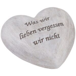 matches21 - Webshop Grabschmuck Herz mit Spruch fuer Grabdeko und Grabgestecke 10 5 cm 126591 1 6