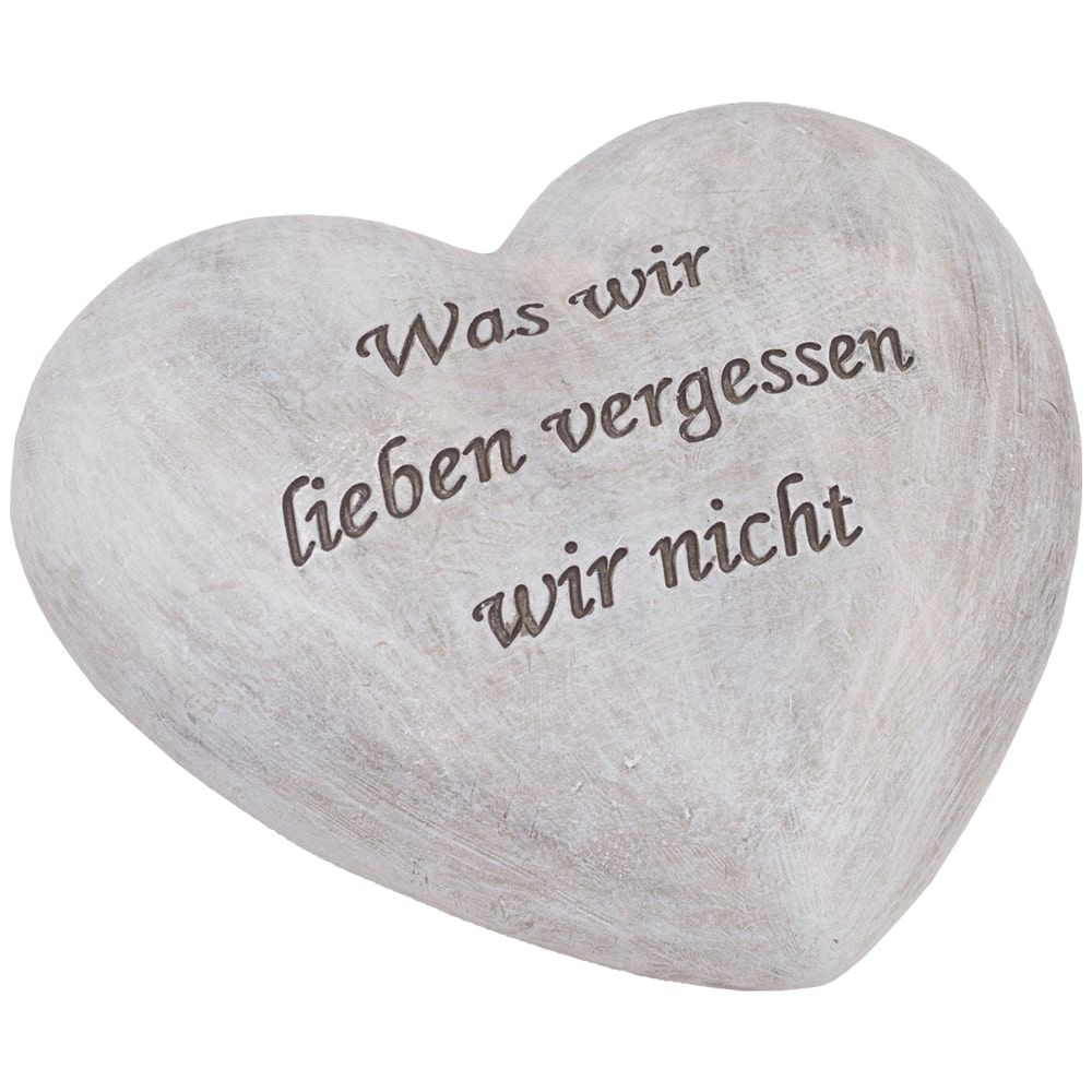 matches21 - Webshop Grabschmuck Herz mit Spruch fuer Grabdeko und Grabgestecke 10 5 cm 126591 1 1