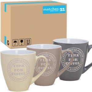 matches21 - Webshop Grosse Jumbo Becher Tassen Kaffeebecher COFFEE TIME 24 Stk 400 ml 110518 1 14