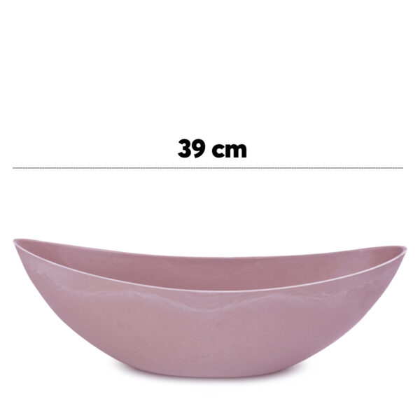 matches21 - Webshop Grosse Pflanzschale Blumenschale oval Jardiniere alt rosa 2 Groessen 127560 1 1 20