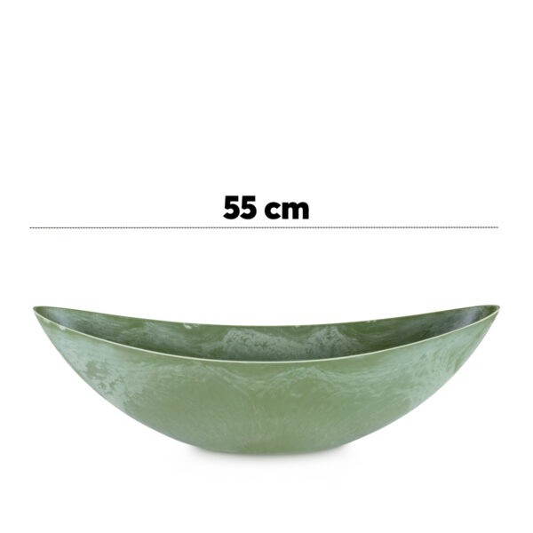 matches21 - Webshop Grosse Pflanzschale Blumenschale oval Jardiniere gruen 2 Groessen 127561 3 1 22