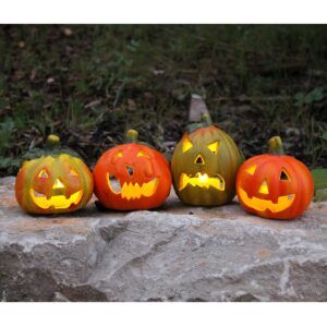 matches21 - Webshop Halloween Kuerbisse im Set mit verschiedenen Gesichtern und Farben 126555 9 1 16