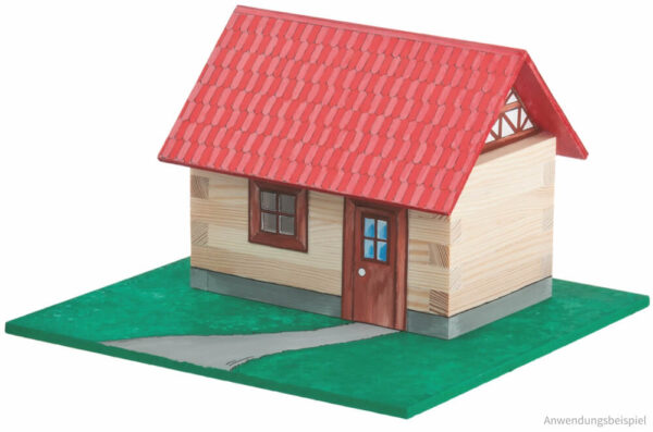 matches21 - Webshop Haus Holzbausatz Holz vorgefertigt Bausatz Bastelset fuer Kinder ab 8 Jahren 123921 3 1 4