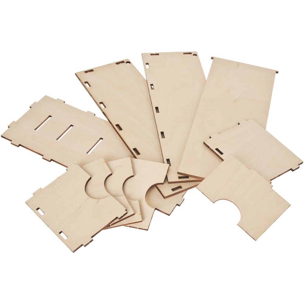 matches21 Holz Karteikasten 3D Steckbausatz fuer Kinder Bastelset ab 8 Jahren 109831 2 1 3