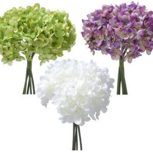 matches21 - Webshop Hortensien Blueten Kunstblumen Blueten Kunstpflanzen 5 Stk Bund 25 cm 3 Farben 120528 1 17