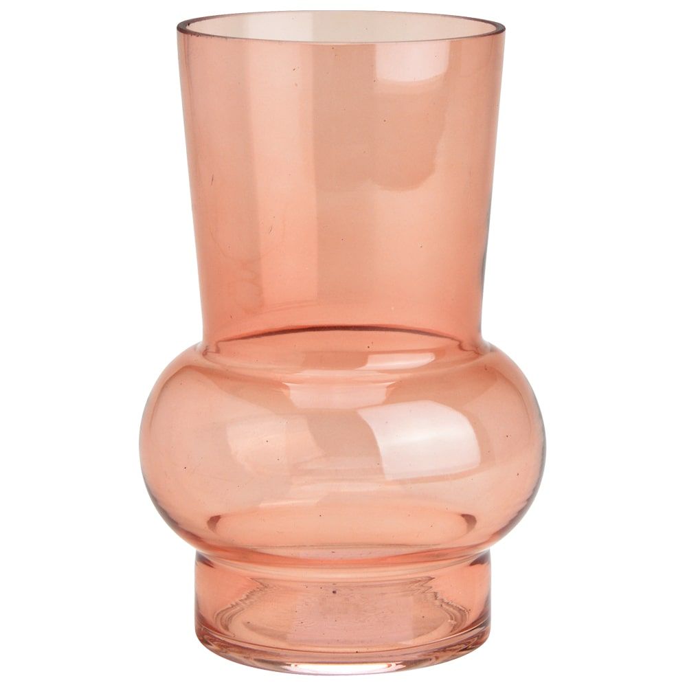 matches21 - Webshop Huebsche Blumenvasen modern rosa Vasen Glas in 2 Groessen 126486 1 1 8