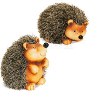 matches21 - Webshop Igel Deko Figur Herbst Deko 2 Stueck Set sitzend 2 1 88