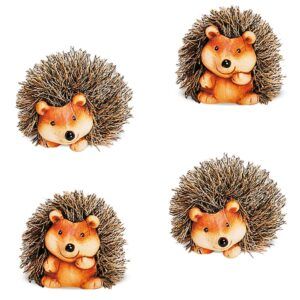 matches21 - Webshop Igel Deko Figur Herbst Deko 4 Stueck Set sortiert sitzend Herbstdeko 100236 1 1 21