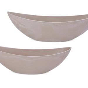 matches21 - Webshop Jardiniere Pflanzschalen Kunststoff Dekoschalen used sand oval 1 Stk in 2 Groessen 123654 2 90