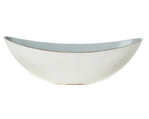 matches21 - Webshop Jardinieren Blumentoepfe Kunststoff Shabby Used creme glaenzend oval 2 Groessen 125023 3 1 45