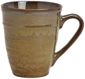 matches21 - Webshop Jumbo Becher Keramikbecher Keramiktasse Steingut braun 1 Stk B WARE 12 cm 121345 1 27