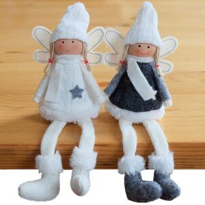 matches21 - Webshop Kantenhocker Engel mit Fluegel Weihnachten Deko Figuren 2er Set sort 18 cm 119763 1 18