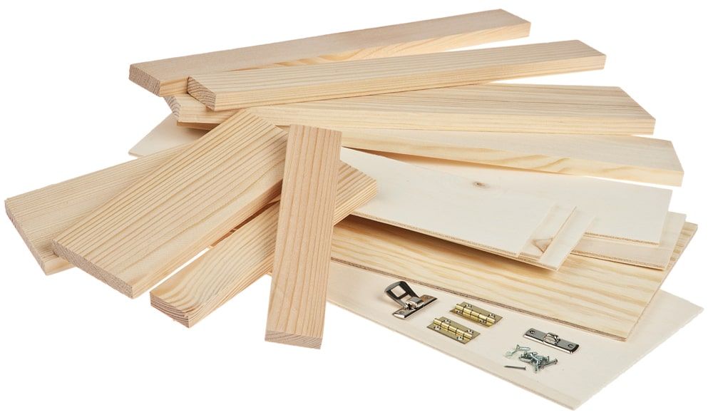 matches21 - Webshop Karteikasten 30x13 5x9 cm Holz Kinder Bausatz Werkset Bastelset ab 10 J 120609 6 1 2