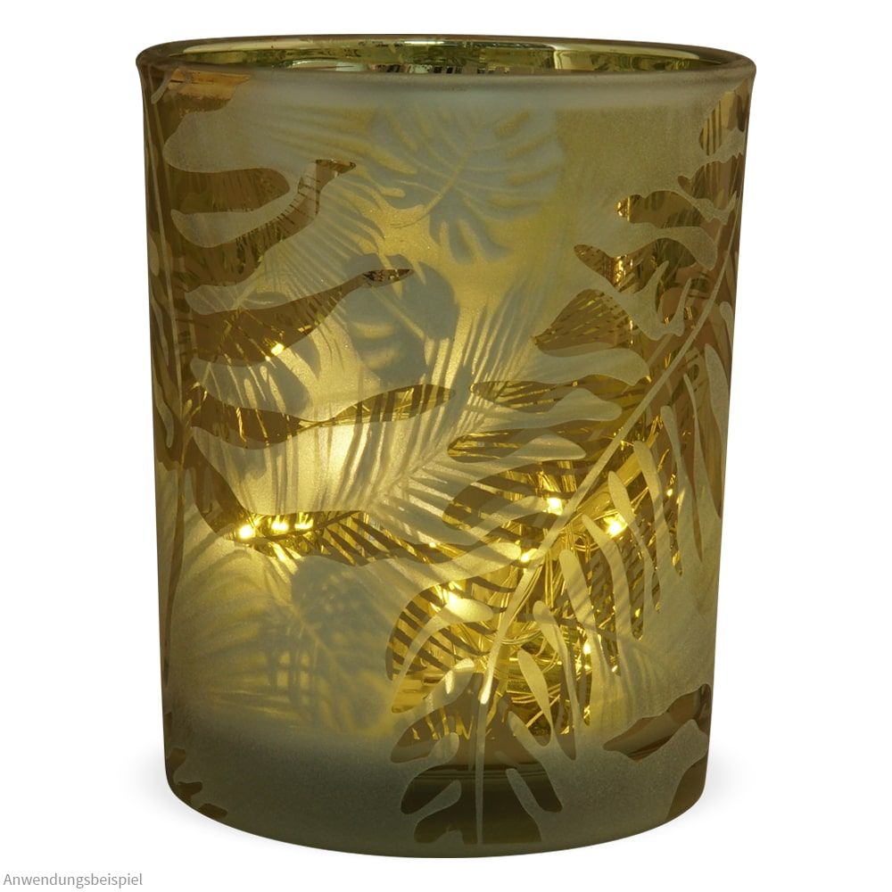 matches21 - Webshop Kerzenhalter Glas mit schoenen Monstera Muster Windlicht 2 Groessen 126457 3 1 15