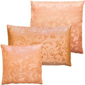 matches21 - Webshop Kissenbezuege Kissenhuellen Heimtextilien Jacquard Ornamente 1 Stk lachs 3 Groessen 124177 1 6