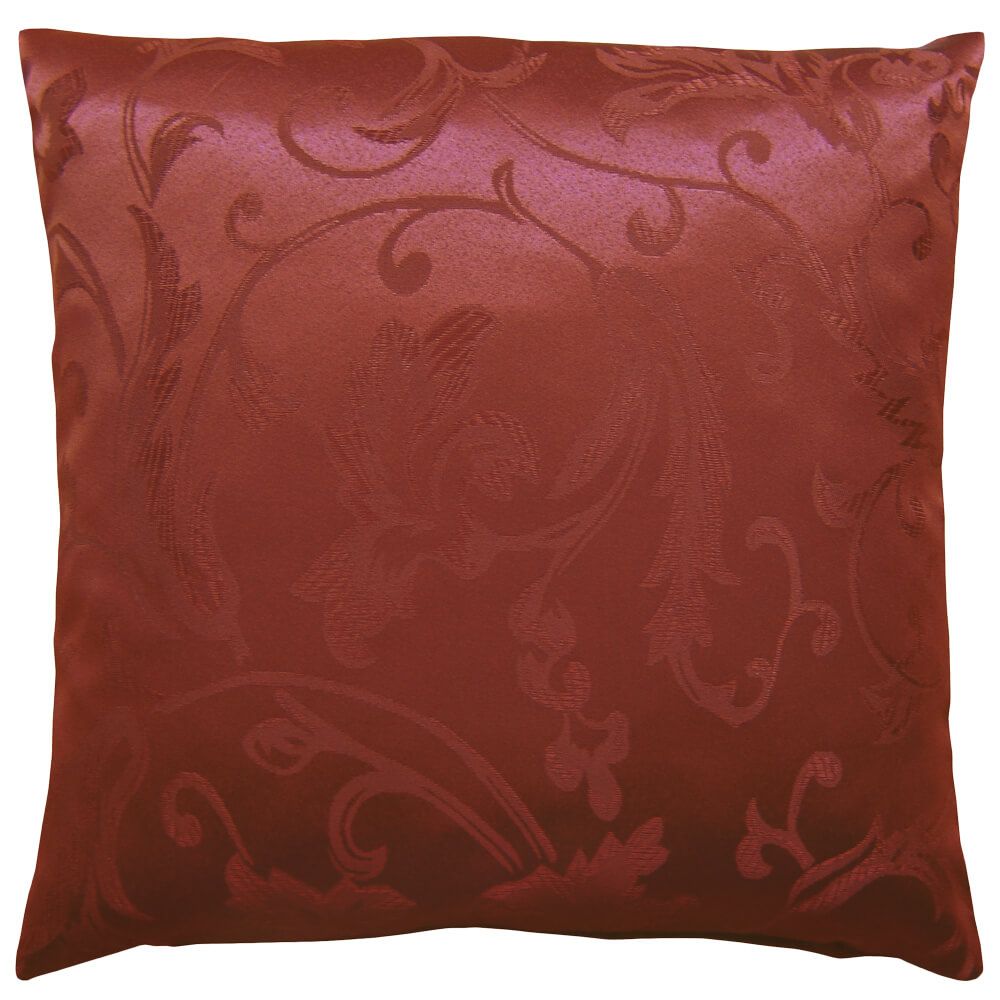 matches21 - Webshop Kissenbezuege Kissenhuellen Heimtextilien Jacquard Ornamente 1 Stk weinrot 3 Groessen 124180 1 1 10