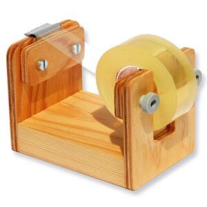 matches21 - Webshop Klebebandabroller Holz Bausatz Kinder Werkset Bastelset ab 11 Jahren 101150 1 2