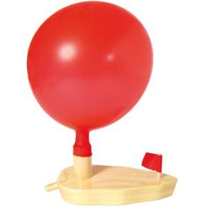 matches21 - Webshop Knatterboot mit Ballonantrieb einfacher Holz Bausatz Kinder Bastelset ab 7 Jahren 118932 1 7