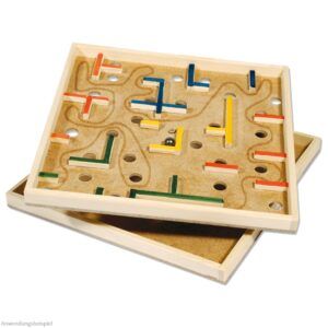 matches21 - Webshop Kugellabyrinth mit Drehpunkt Holz Bausatz Kinder Werkset Bastelset ab 10 Jahren 100936 3 1 4