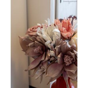 matches21 Kunstblumen Magnolie in 3 Farben Pflanzen Deko 12x65 Schaumstoff 126604 1 1 11