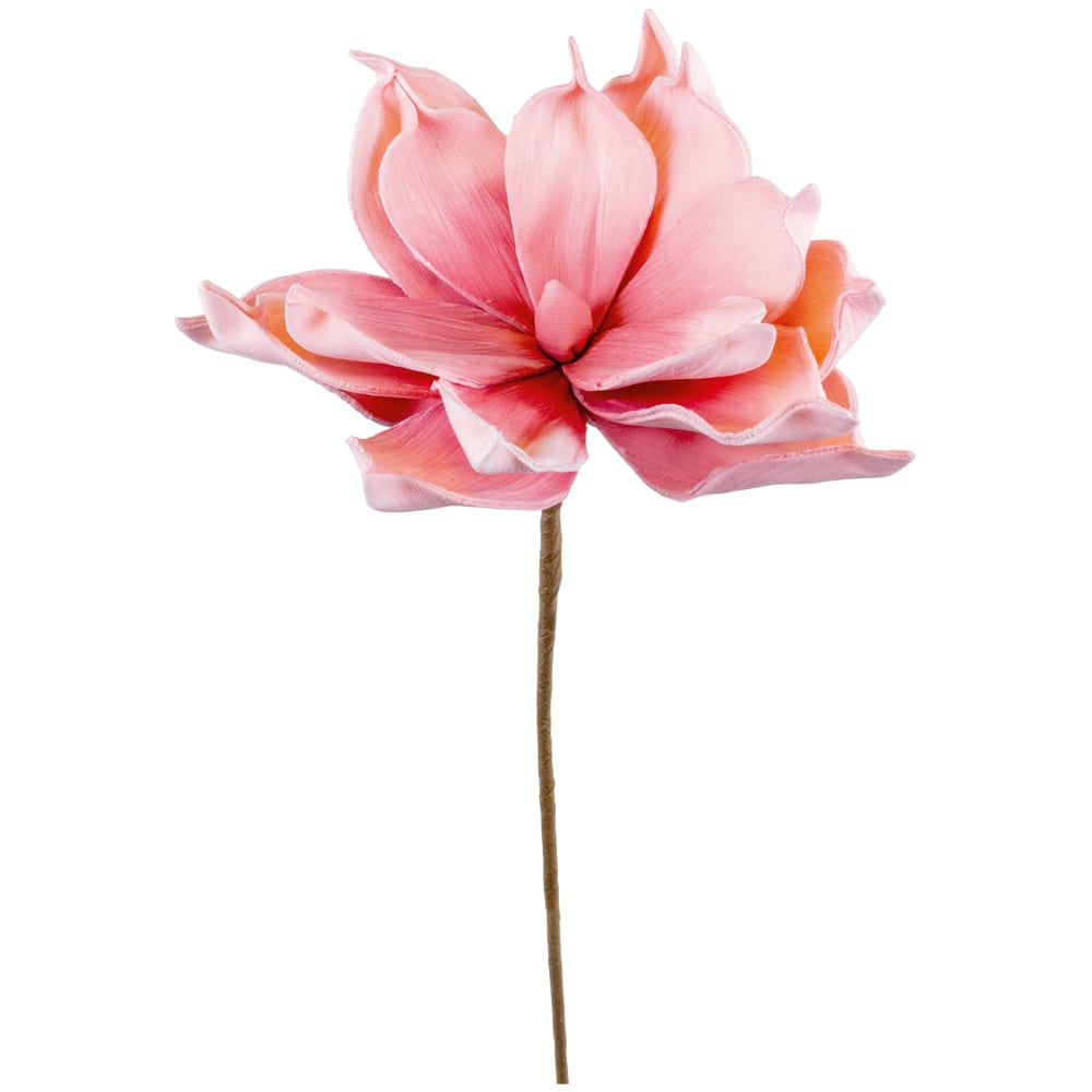 matches21 Kunstblumen Magnolie in 3 Farben Pflanzen Deko 12x65 Schaumstoff 126604 4 1 3