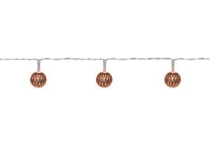 matches21 - Webshop LED Minilichterketten Metallbaelle Batterie Schalter 1 Stk 90 cm in 3 Farben 122824 4 1 28