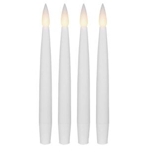 matches21 - Webshop LED Schaftkerzen Stabkerzen 4 Stk Kunststoff Flackereffekt warmweiss a 15 cm 114945 2 1 18