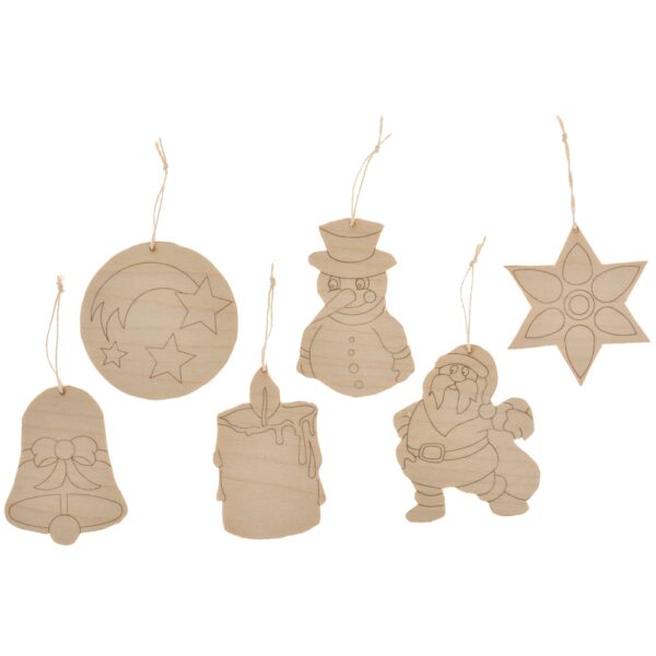 matches21 - Webshop Laubsaegevorlage Baumschmuck Weihnachten Holz Vorlage Laubsaege Kinder ab 8 Jahre 114439 1 1 2