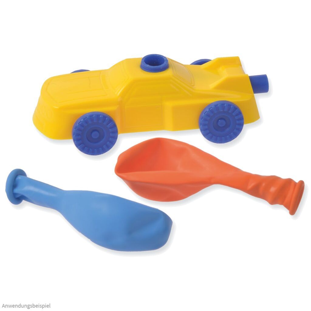 matches21 - Webshop Luftballonauto Luftballon Rennauto Bausatz Kinder Bastelset ab 6 Jahren 100887 3 1 1