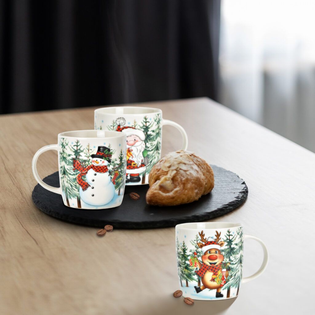 matches21 - Webshop Lustige Tassen Sets Weihnachtsmann Schneemann Rentier Weihnachtstasse 126864 10 1 39