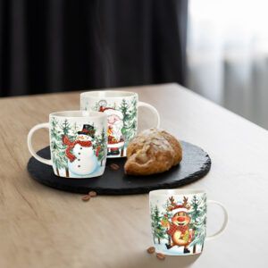 matches21 - Webshop Lustige Tassen Sets Weihnachtsmann Schneemann Rentier Weihnachtstasse 126864 10 1 53