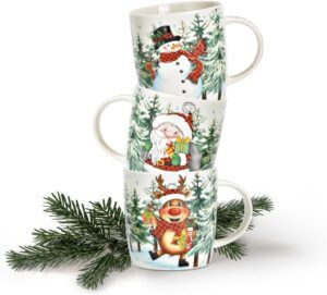 matches21 - Webshop Lustige Tassen Sets Weihnachtsmann Schneemann Rentier Weihnachtstasse 126864 7 1 50