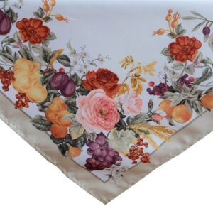 matches21 - Webshop Mitteldecke Tischdecke herbstliche Rosen Druck bunt Tischwaesche 110x110 cm 121245 1 21