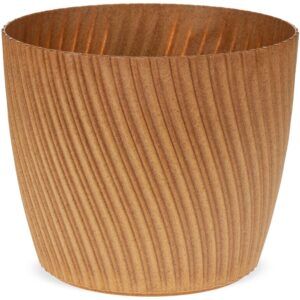 matches21 - Webshop Moderne Blumentoepfe gerillt runde uebertoepfe in 2 Farben 26 cm 126537 5 1 14