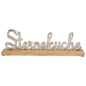 matches21 - Webshop Moderne Dekofigur Sternekueche aus Metall und Holz in 41 cm 126496 1 20